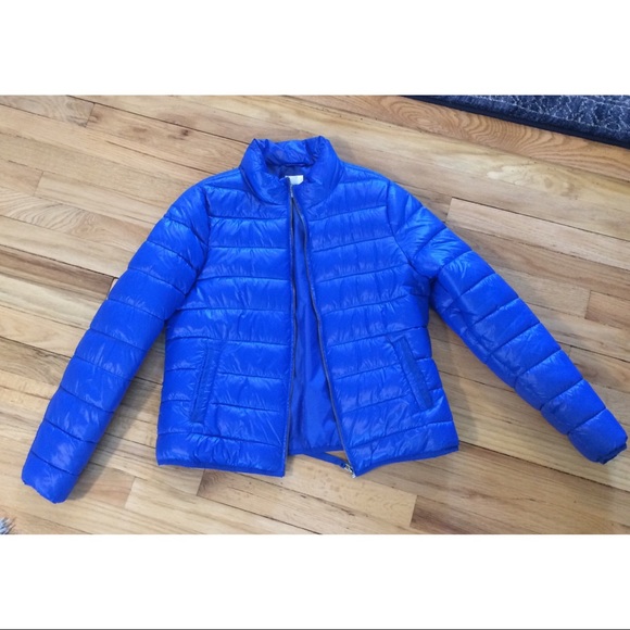 Blue Lightweight Puffer Jacket - Picture 4 of 8